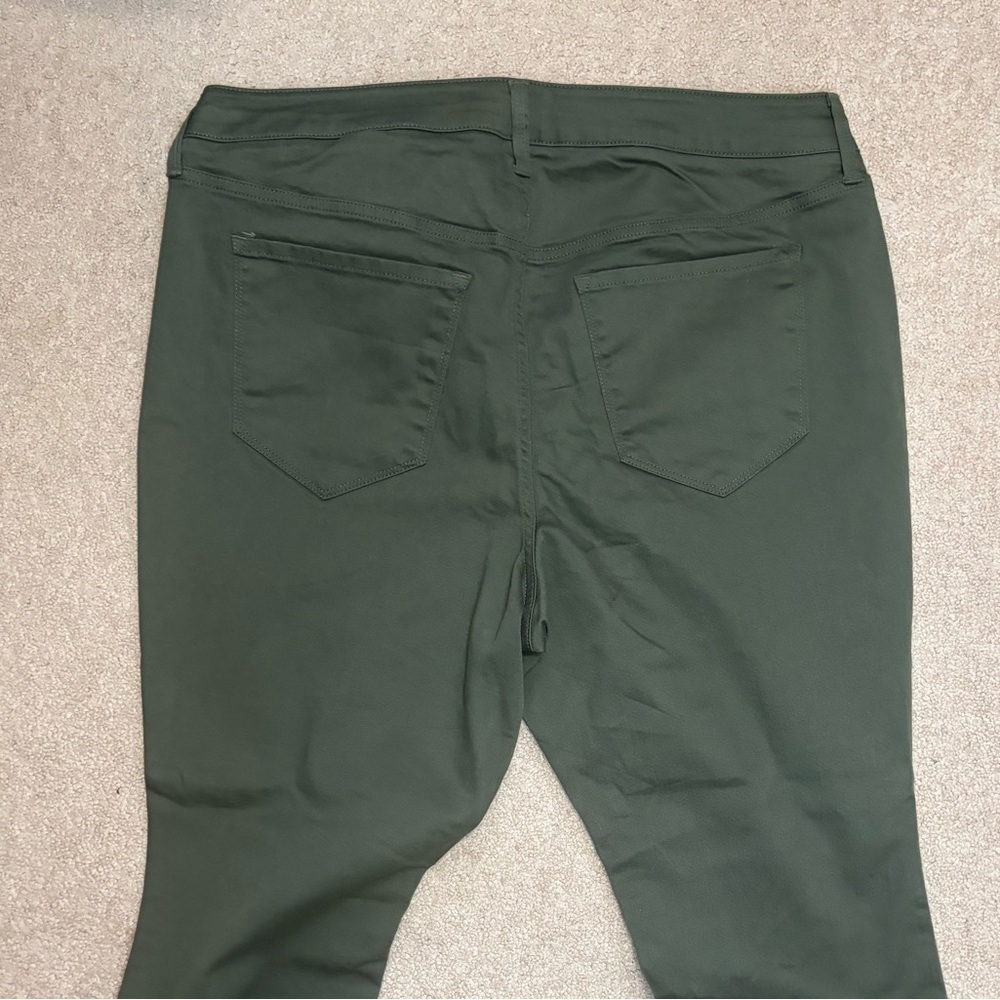Olive Green Jeans Size 18w Market & Spruce — image 2 of 4
